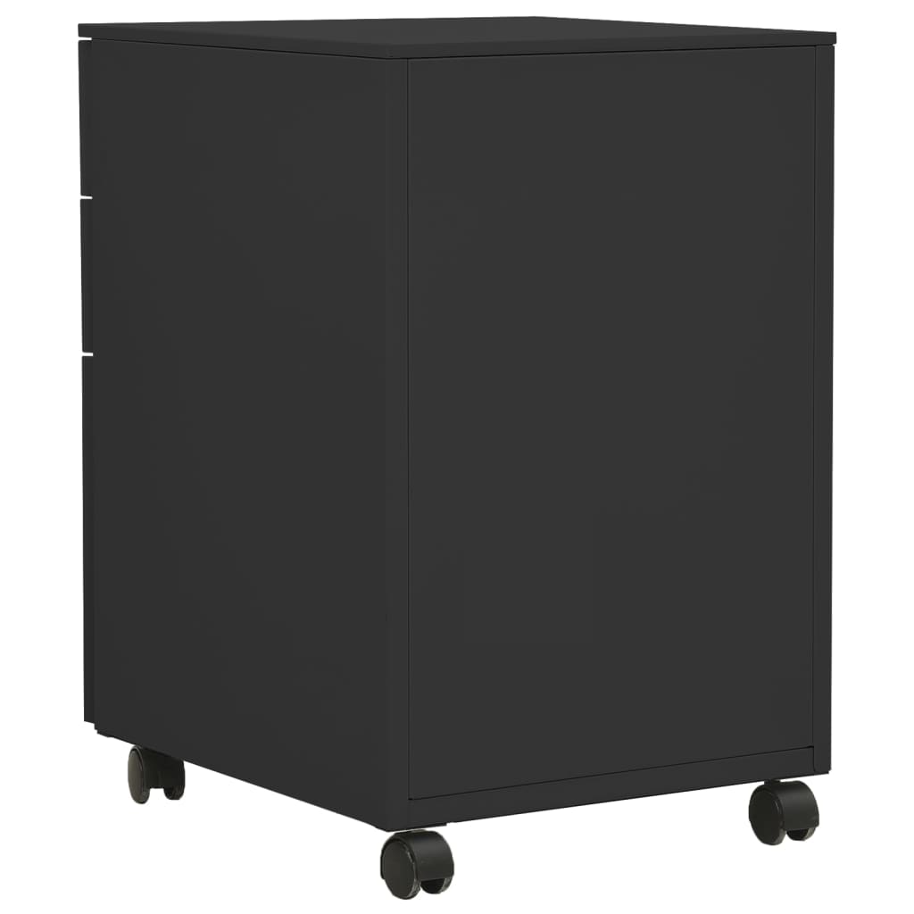 Classeur mobile Anthracite 39x45x60 cm Acier Classeur à tiroirs vidaXL