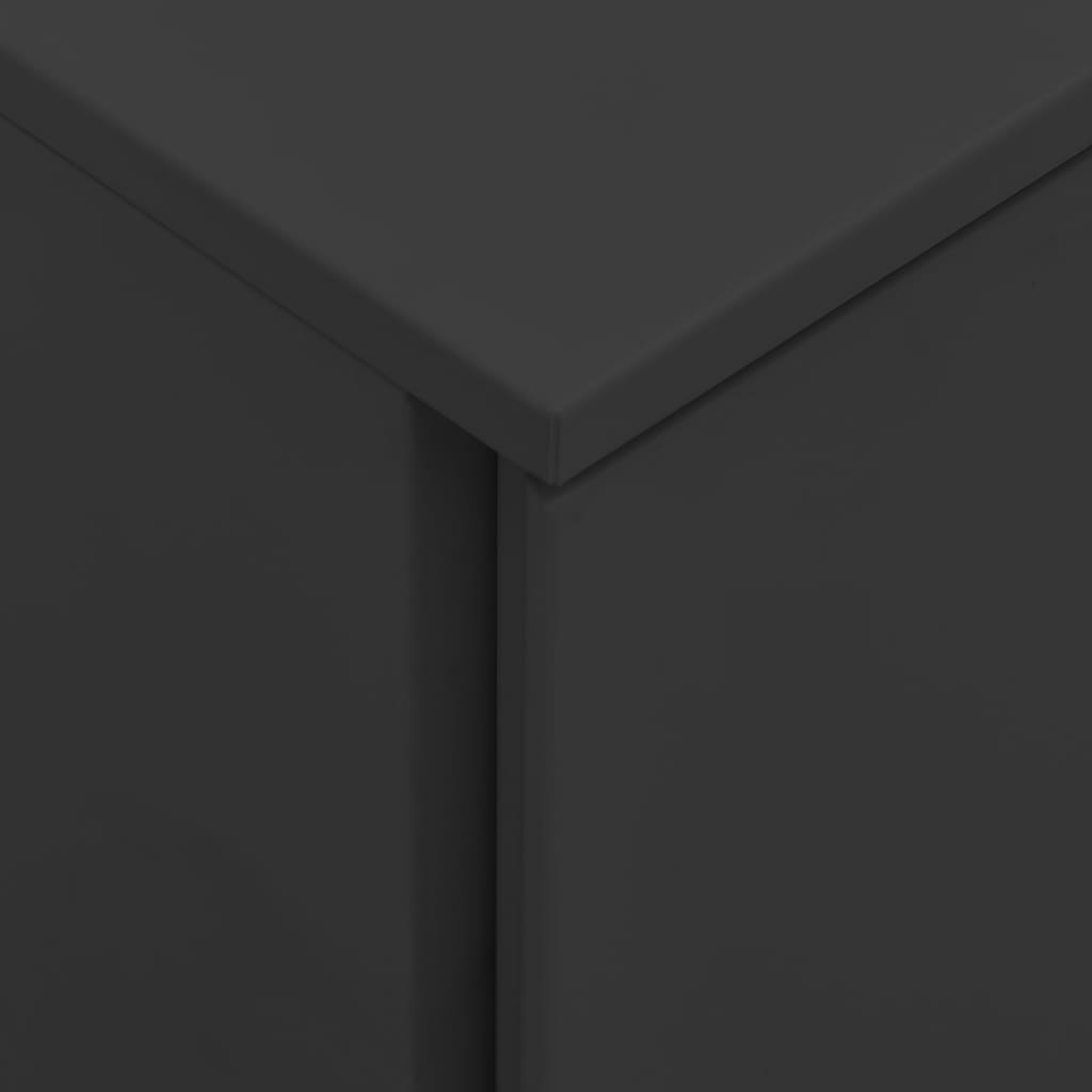 Classeur mobile Anthracite 39x45x60 cm Acier Classeur à tiroirs vidaXL