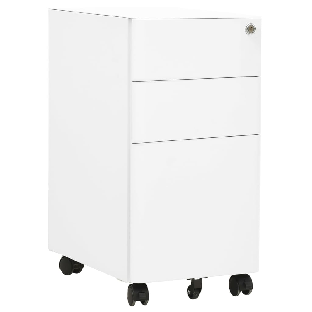 Classeur mobile Blanc 30x45x59 cm Acier - XIOS