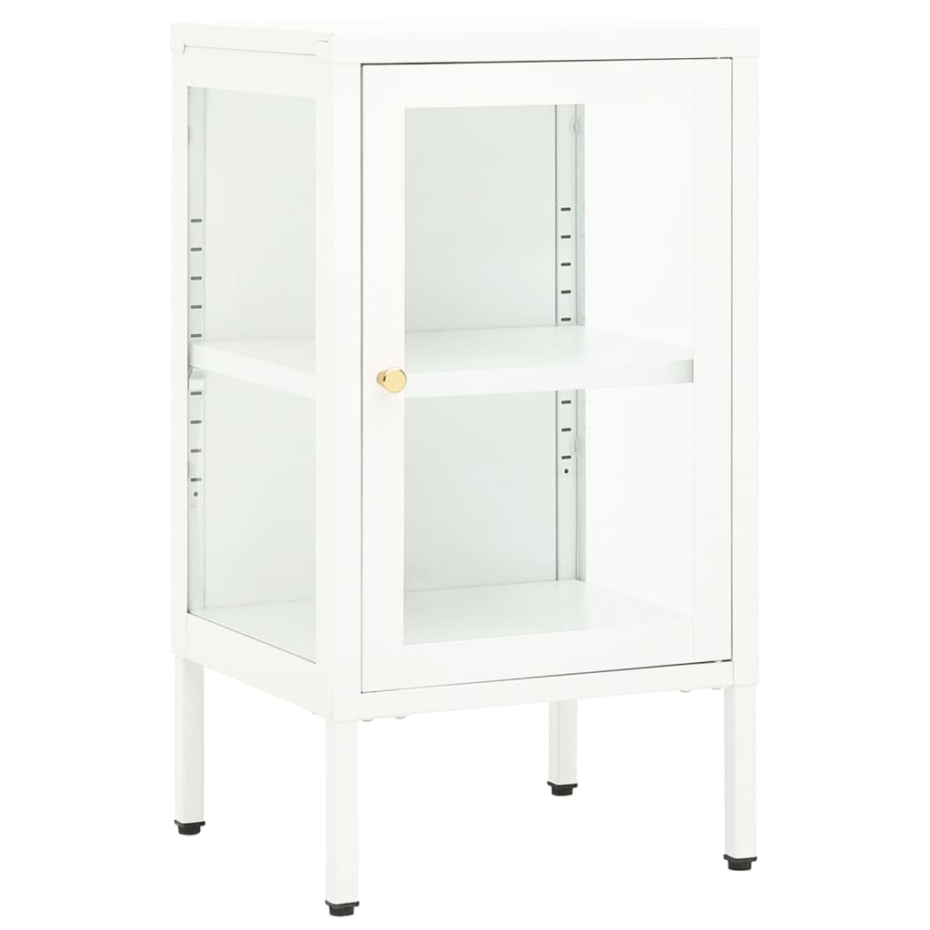 Buffet 38x35x70 cm Métal et verre - XIOS