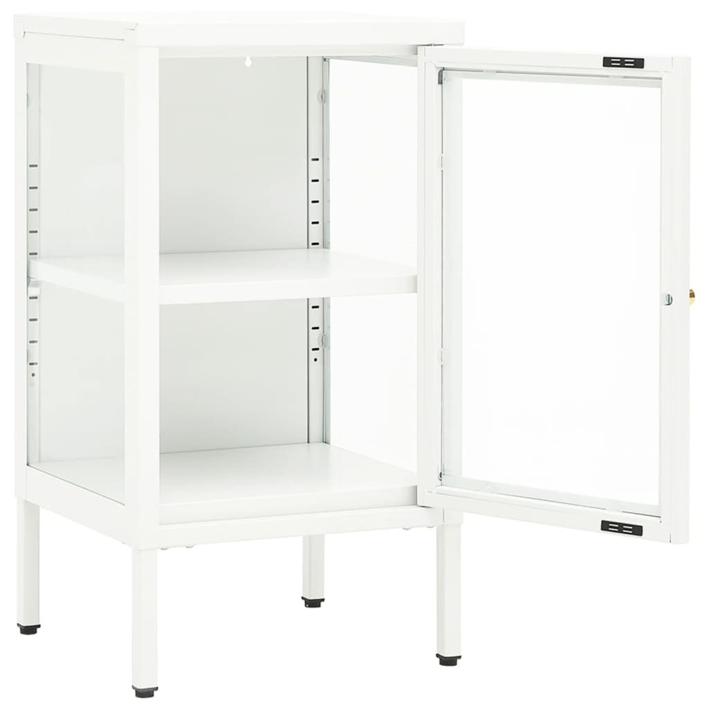 Buffet 38x35x70 cm Métal et verre - XIOS