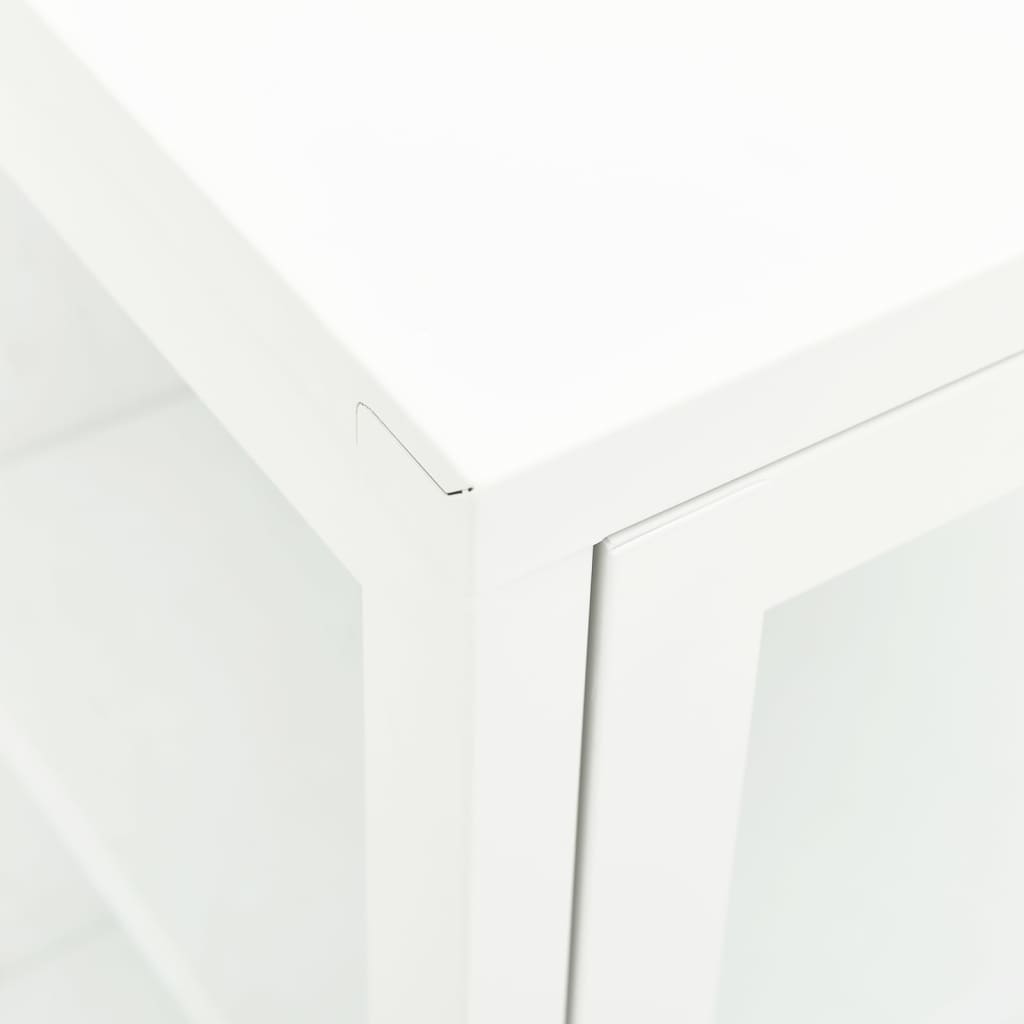 Buffet 38x35x70 cm Métal et verre - XIOS