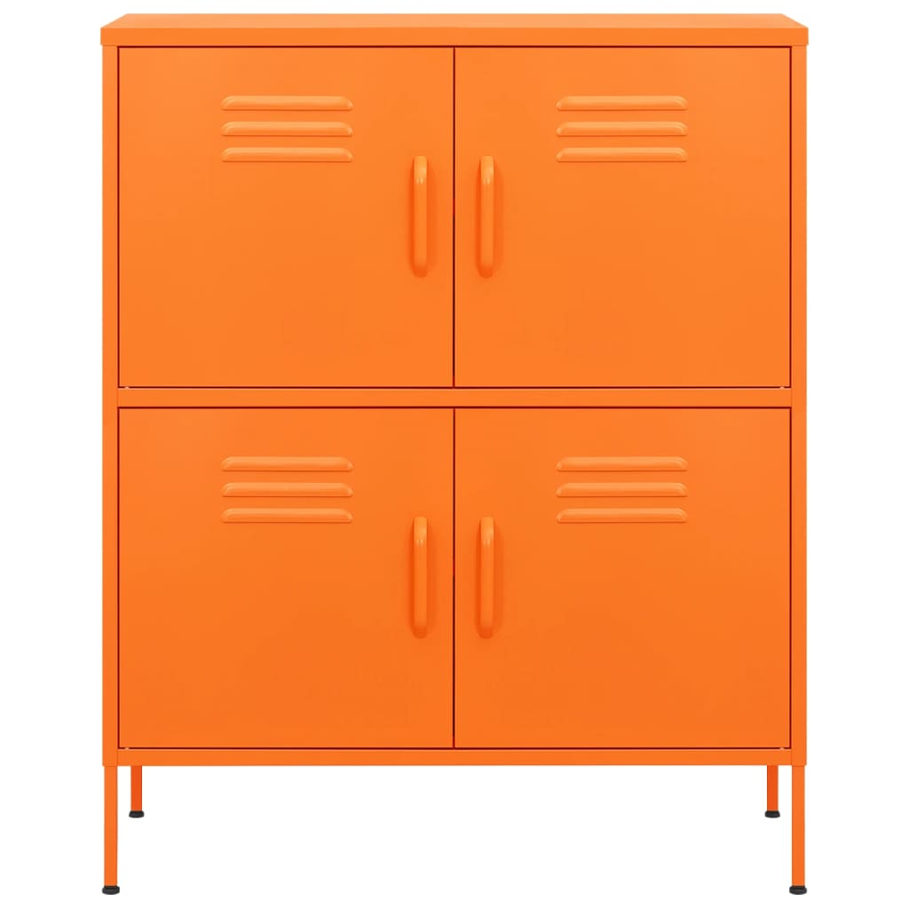 Armoire de rangement Orange 80x35x101,5 cm Acier