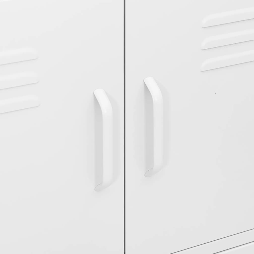 Armoire de rangement Blanc 80x35x101,5 cm Acier - XIOS