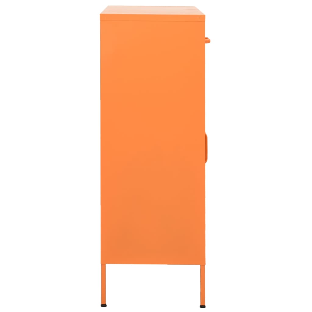 Armoire de rangement Orange 80x35x101,5 cm Acier