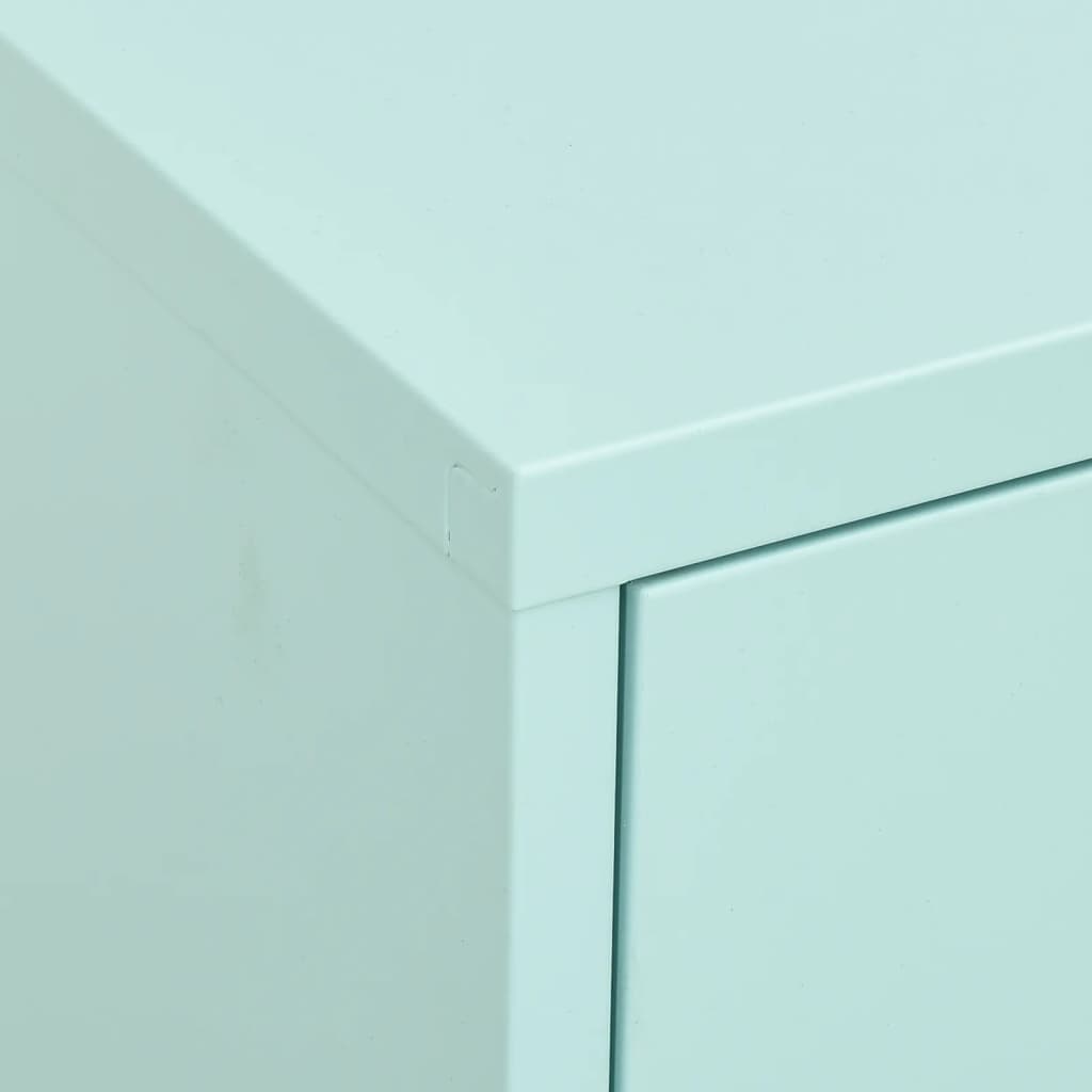 Armoire de rangement Vert menthe 80x35x101,5 cm Acier - XIOS