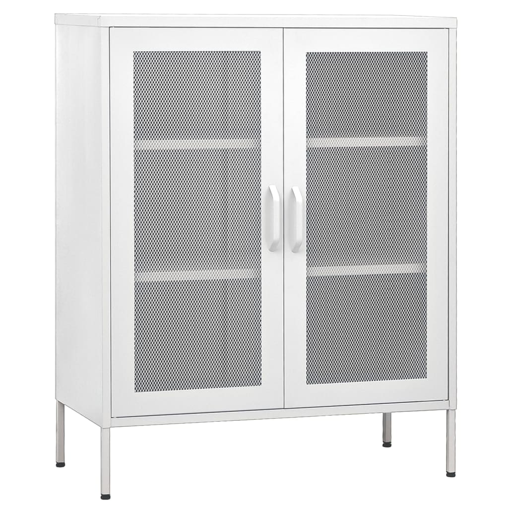 Armoire de rangement Blanc 80x35x101,5 cm Acier - XIOS