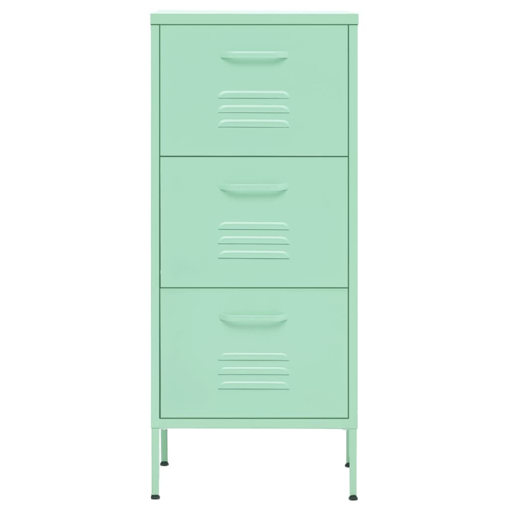 Armoire de rangement Vert menthe 42,5x35x101,5 cm Acier - XIOS