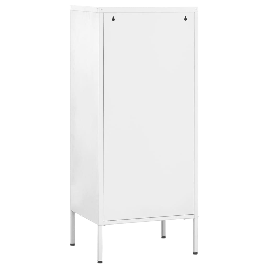 Armoire de rangement Blanc 42,5x35x101,5 cm Acier