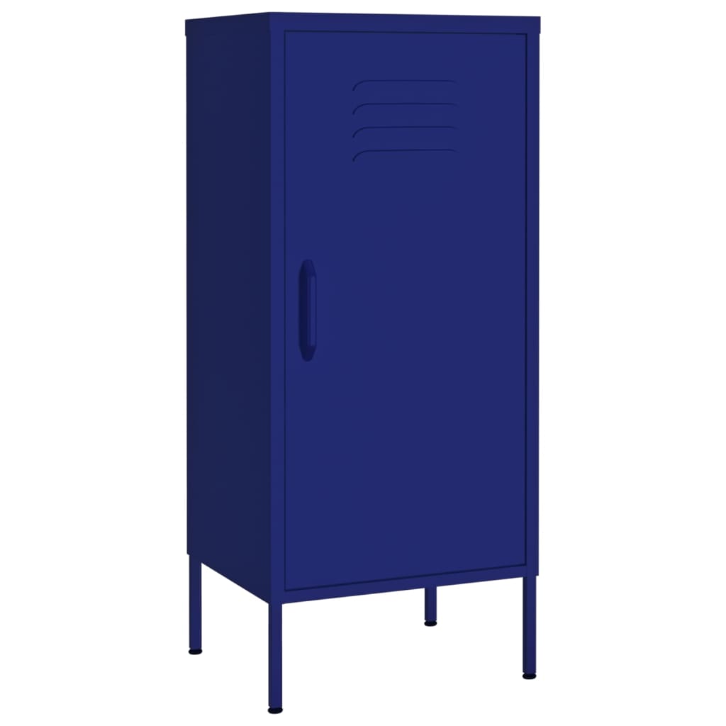 Armoire de rangement Bleu marine 42,5x35x101,5 cm Acier - XIOS
