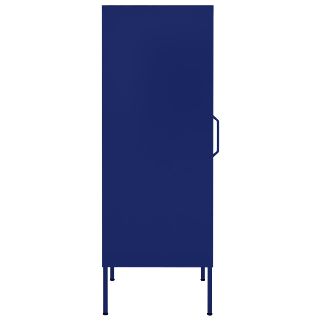 Armoire de rangement Bleu marine 42,5x35x101,5 cm Acier - XIOS