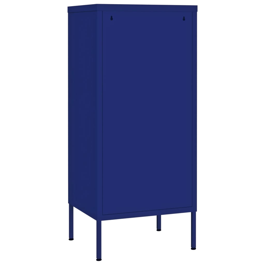 Armoire de rangement Bleu marine 42,5x35x101,5 cm Acier - XIOS