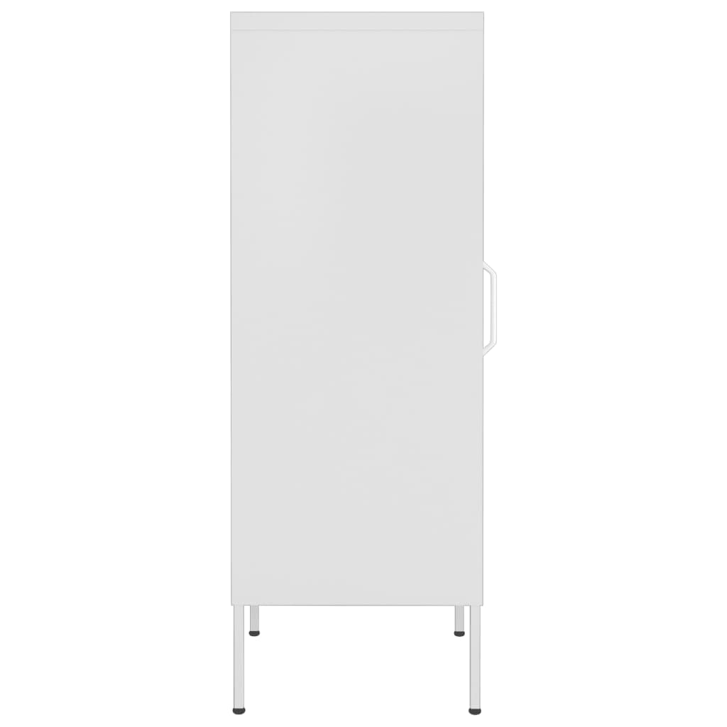 Armoire de rangement Blanc 42,5x35x101,5 cm Acier - XIOS