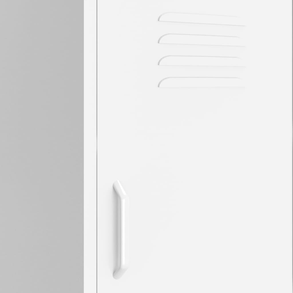 Armoire de rangement Blanc 42,5x35x101,5 cm Acier - XIOS