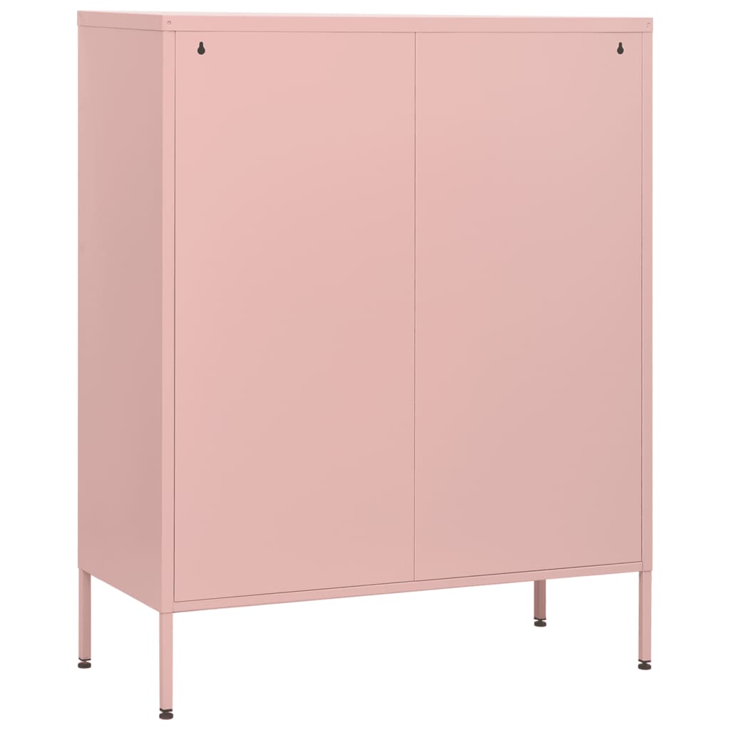Commode Rose 80x35x101,5 cm Acier - XIOS