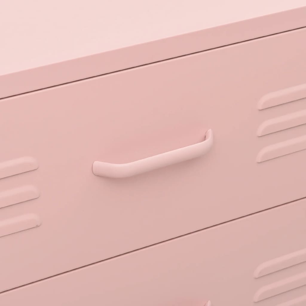 Commode Rose 80x35x101,5 cm Acier - XIOS