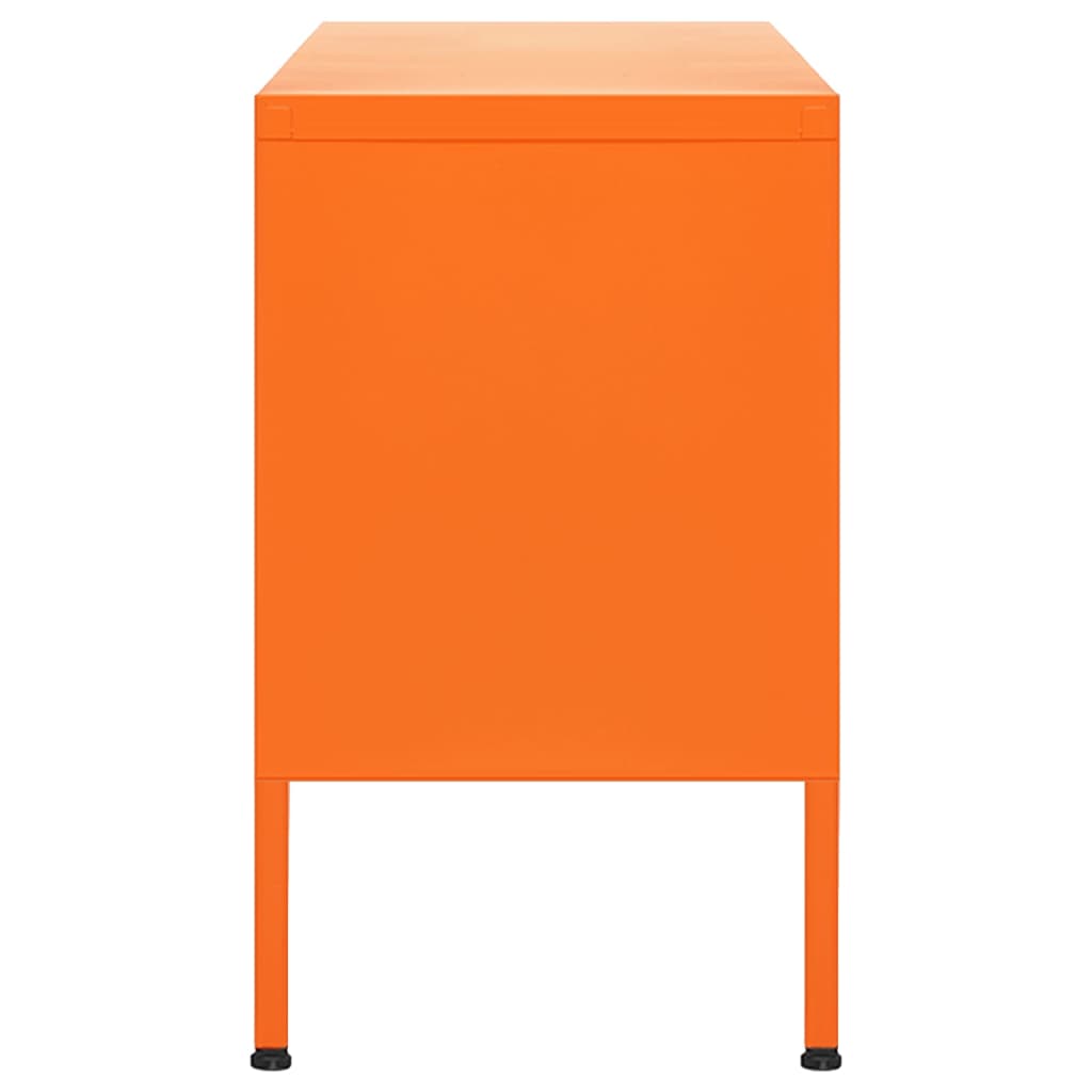 Meuble TV Orange 105x35x50 cm Acier Meubles TV vidaXL   
