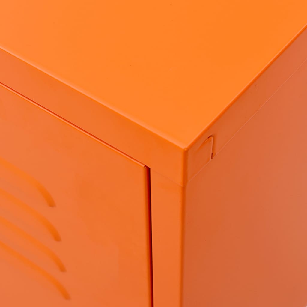 Meuble TV Orange 105x35x50 cm Acier Meubles TV vidaXL   