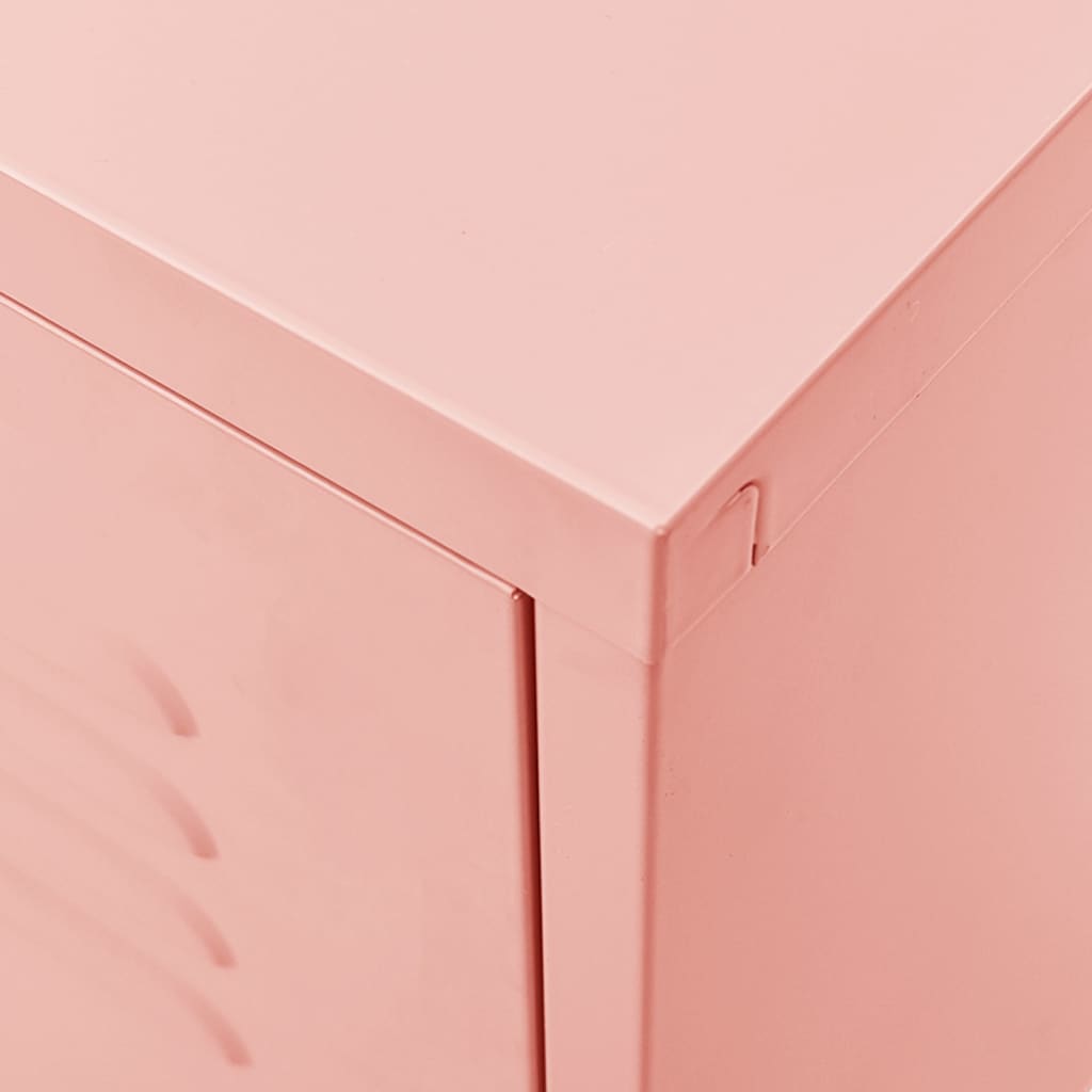 Meuble TV Rose 105x35x50 cm Acier Meubles TV vidaXL   