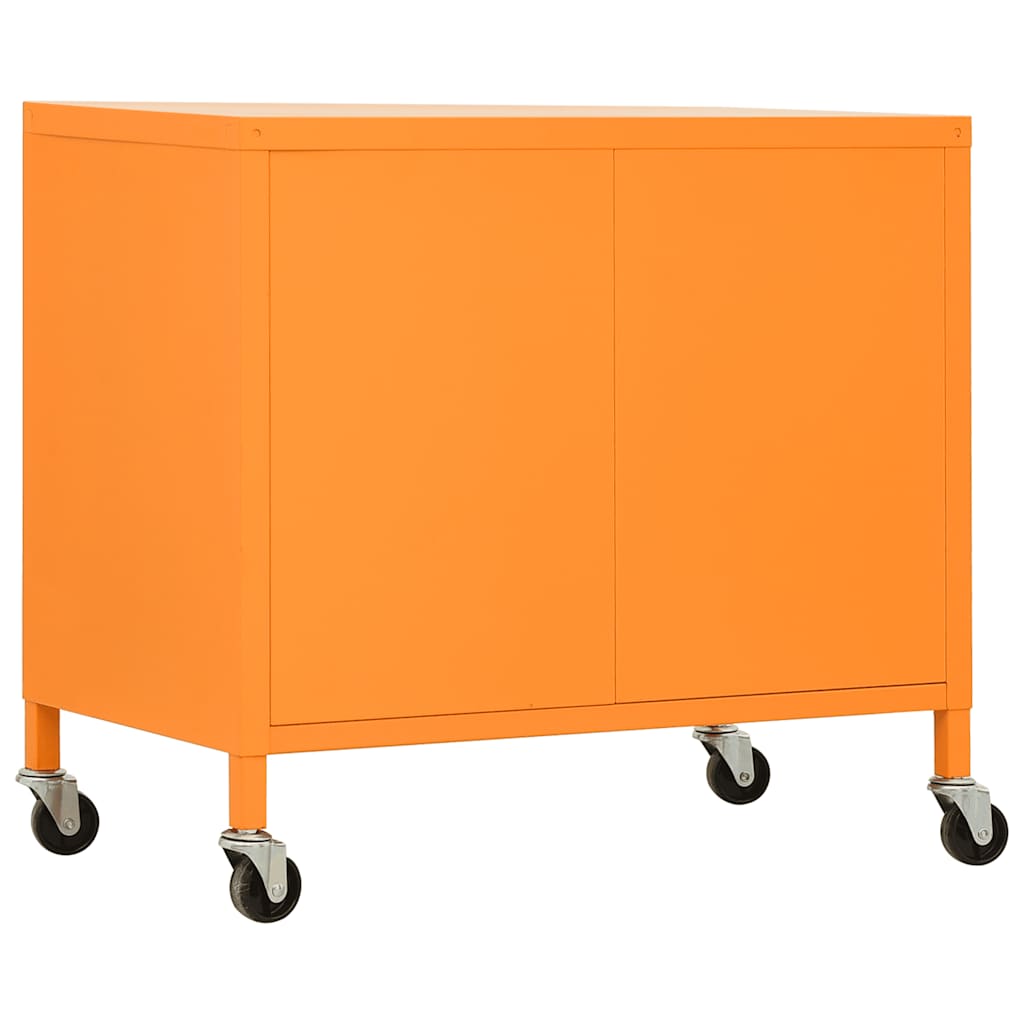 Armoire de rangement Orange 60x35x56 cm Acier - XIOS