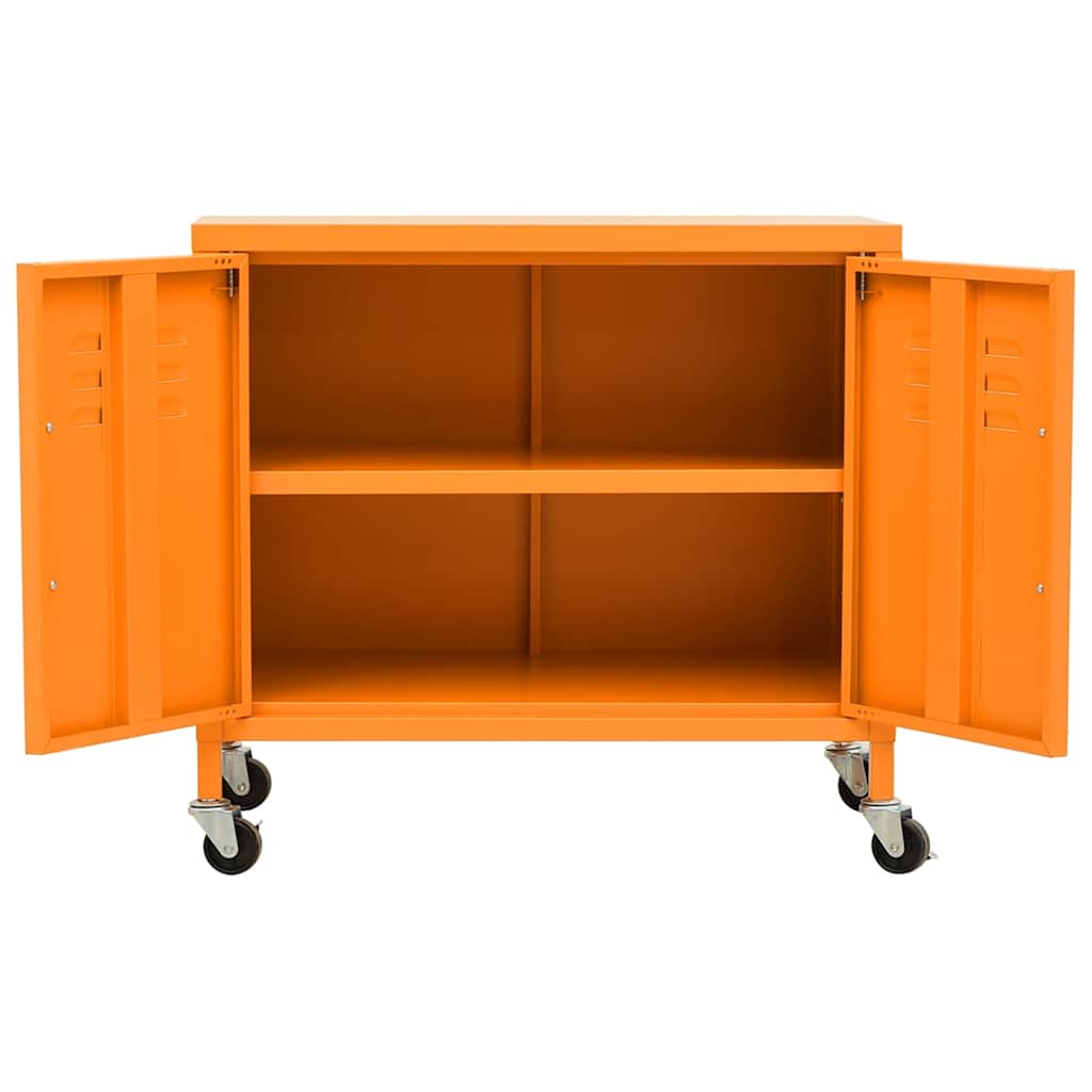 Armoire de rangement Orange 60x35x56 cm Acier - XIOS