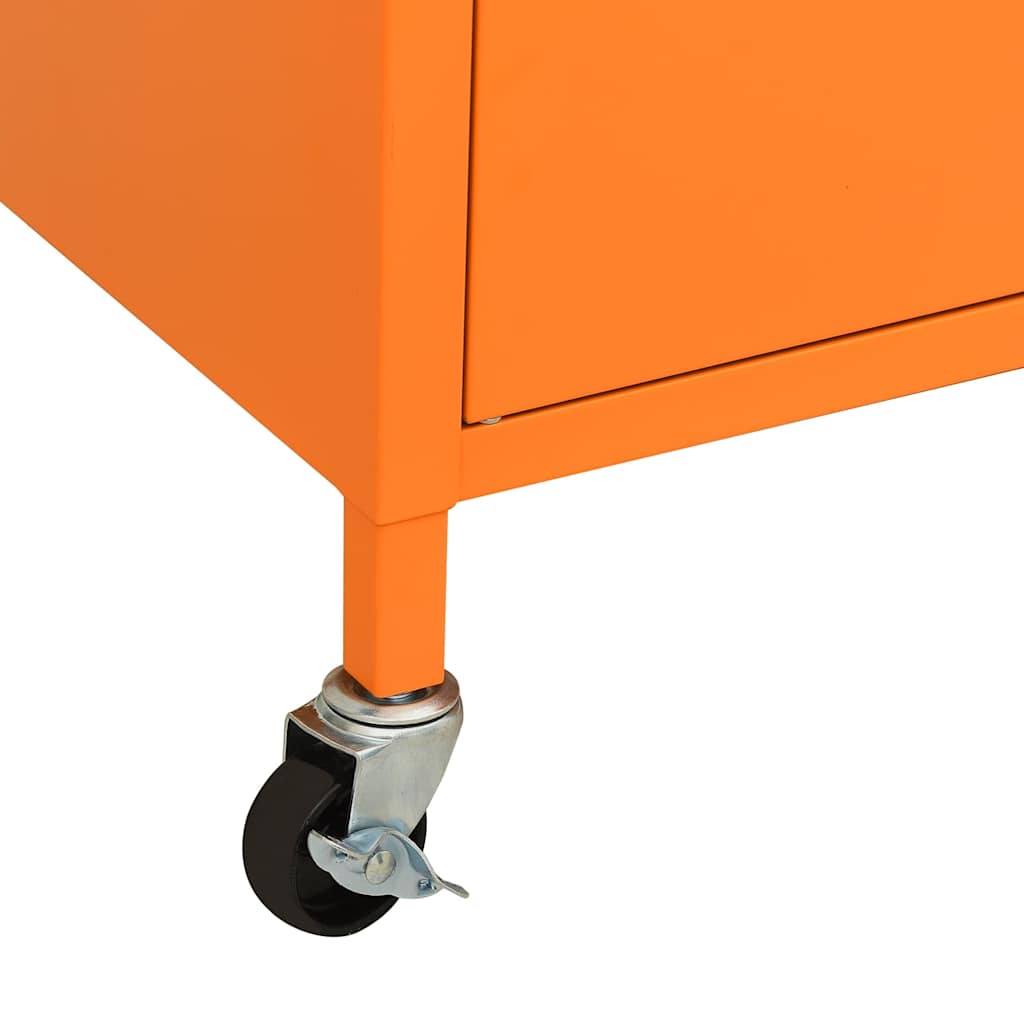 Armoire de rangement Orange 60x35x56 cm Acier - XIOS