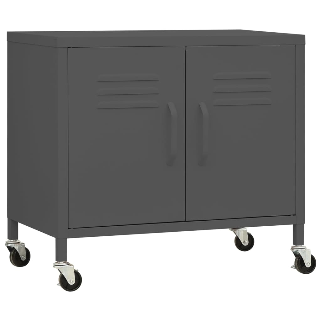 Armoire de rangement Anthracite 60x35x56 cm Acier - XIOS