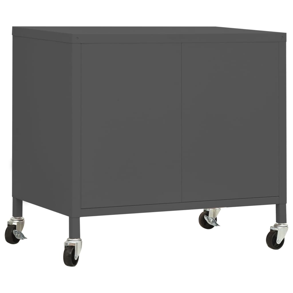 Armoire de rangement Anthracite 60x35x56 cm Acier - XIOS