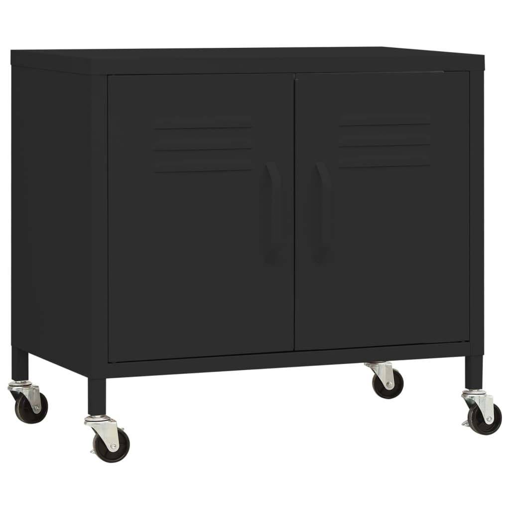 Armoire de rangement Noir 60x35x56 cm Acier