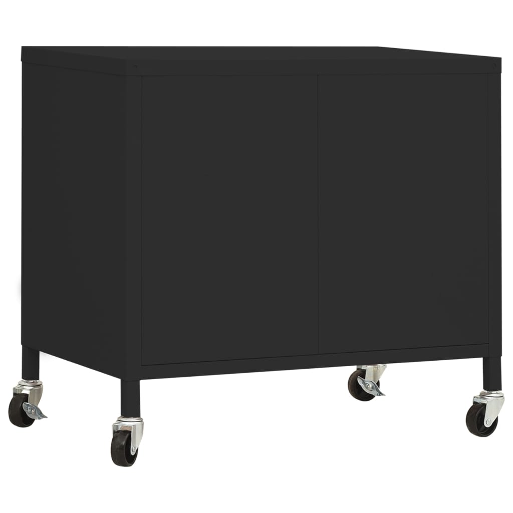 Armoire de rangement Noir 60x35x56 cm Acier