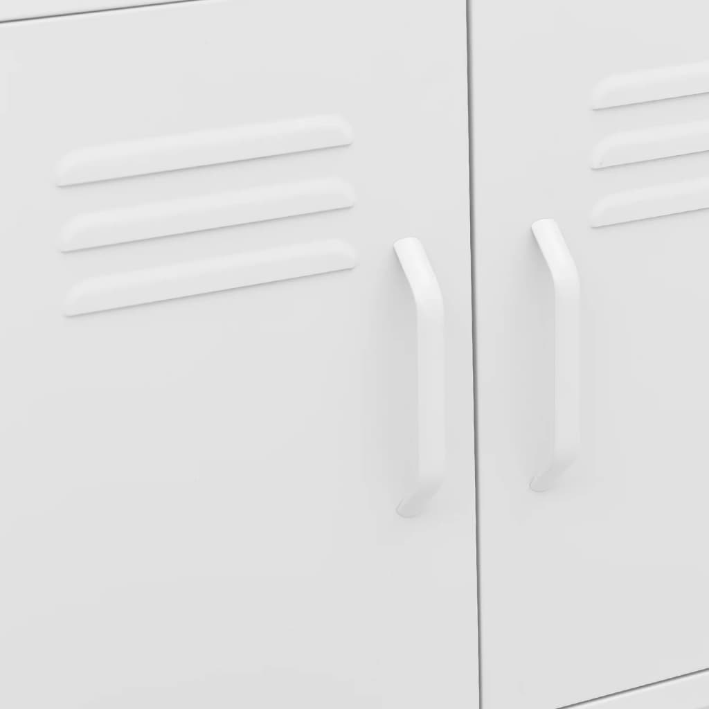 Armoire de rangement Blanc 60x35x56 cm Acier