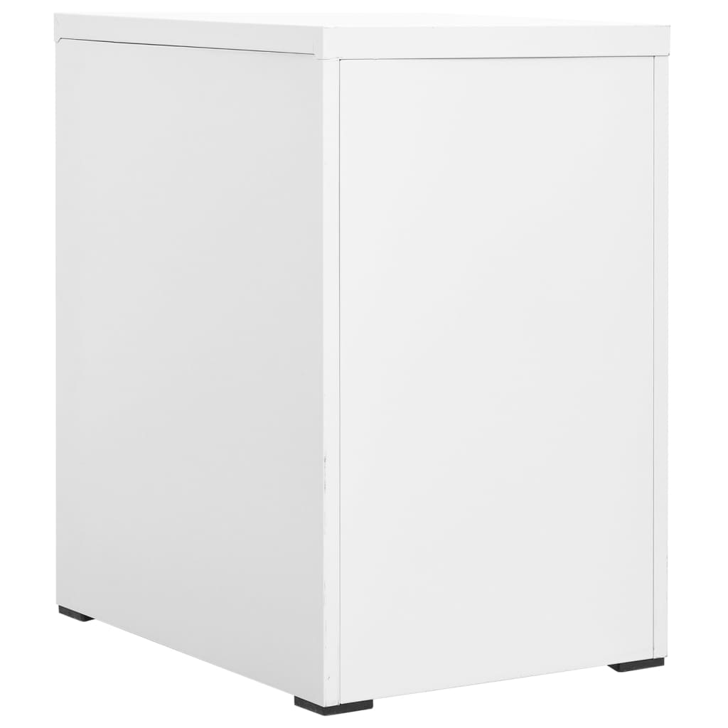 Classeur Blanc 46x62x72,5 cm Acier