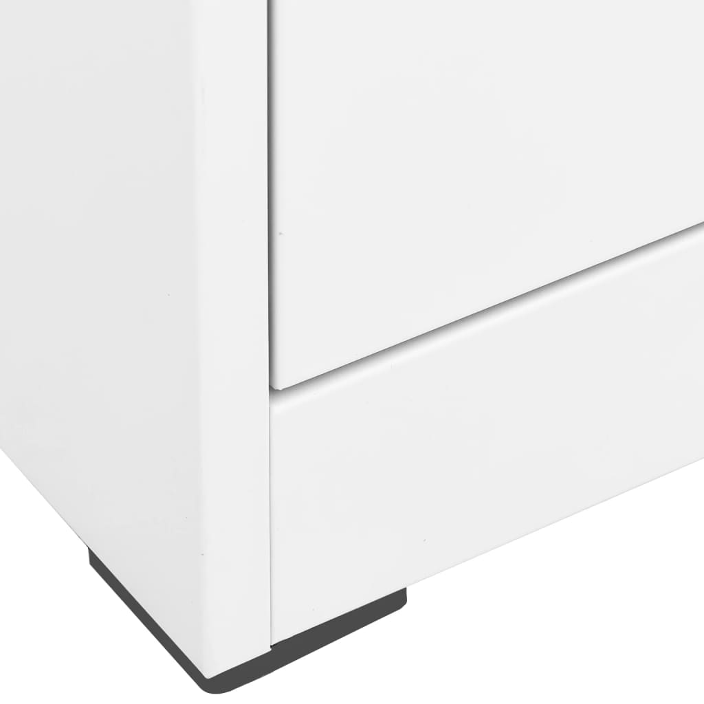 Classeur Blanc 46x62x72,5 cm Acier