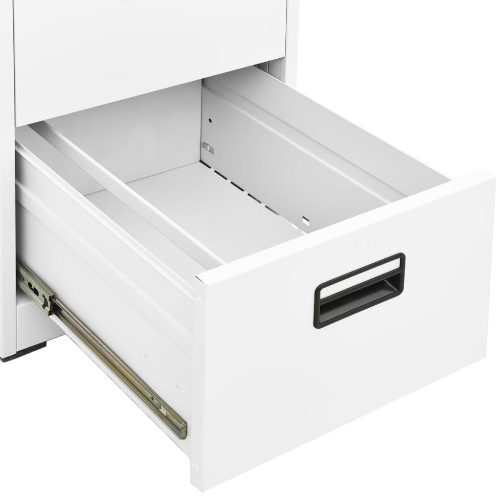 Classeur Blanc 46x62x72,5 cm Acier