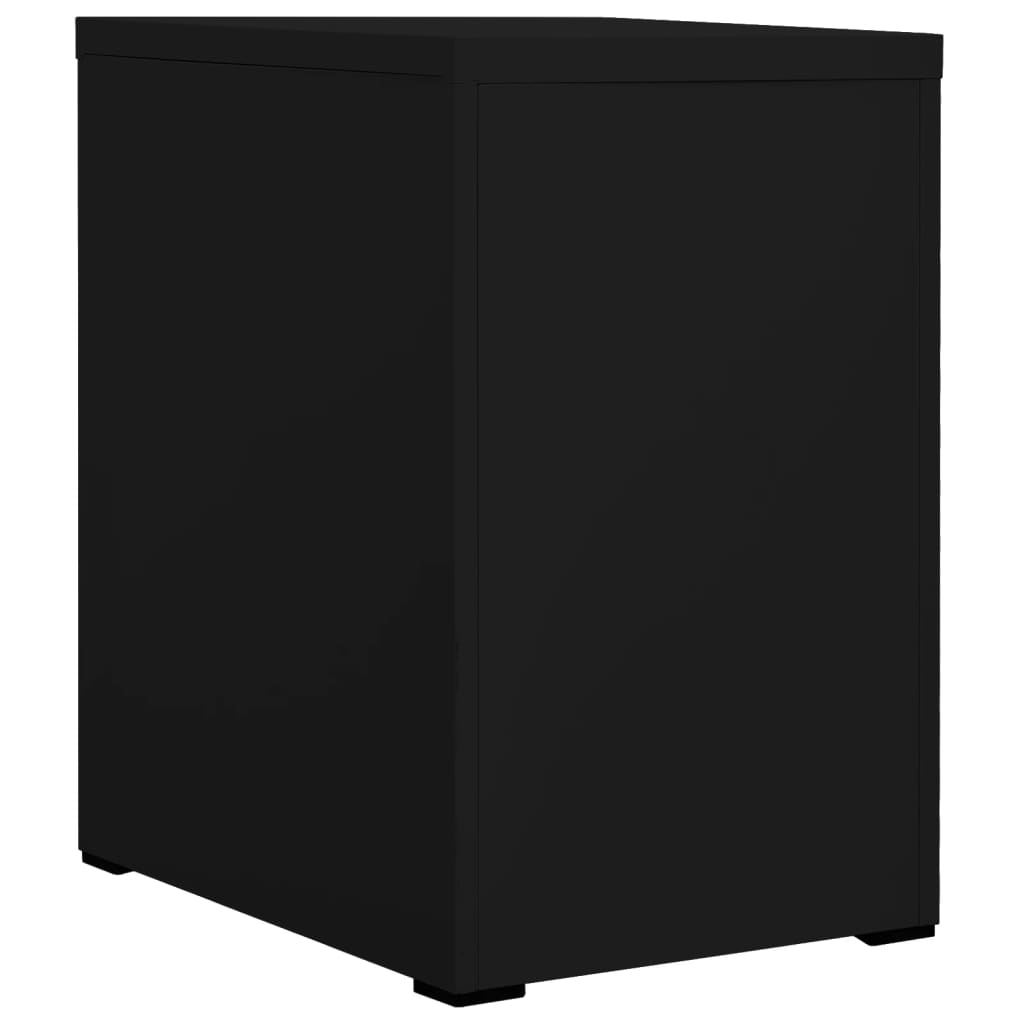 Classeur Noir 46x62x72,5 cm Acier Classeur à tiroirs vidaXL