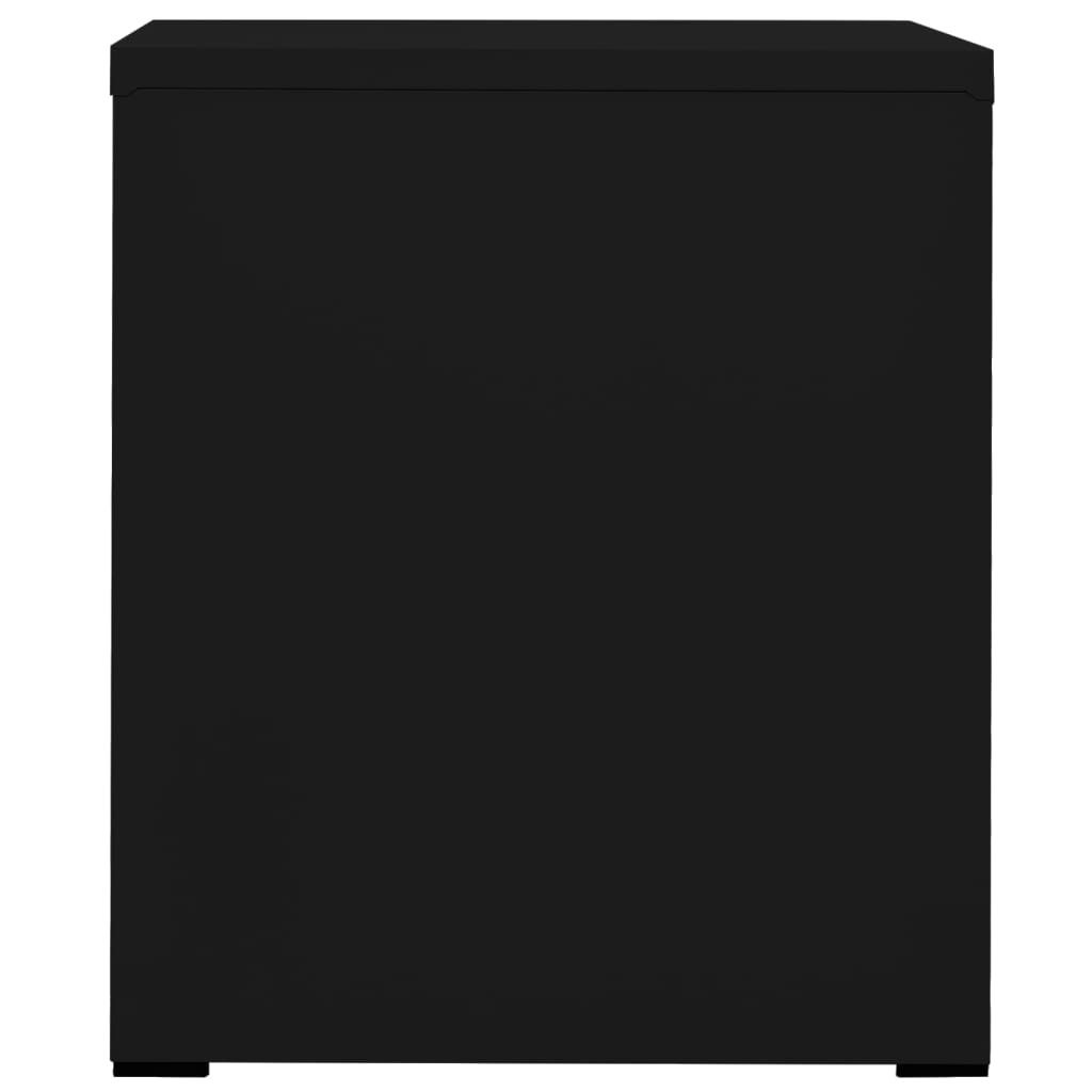 Classeur Noir 46x62x72,5 cm Acier Classeur à tiroirs vidaXL