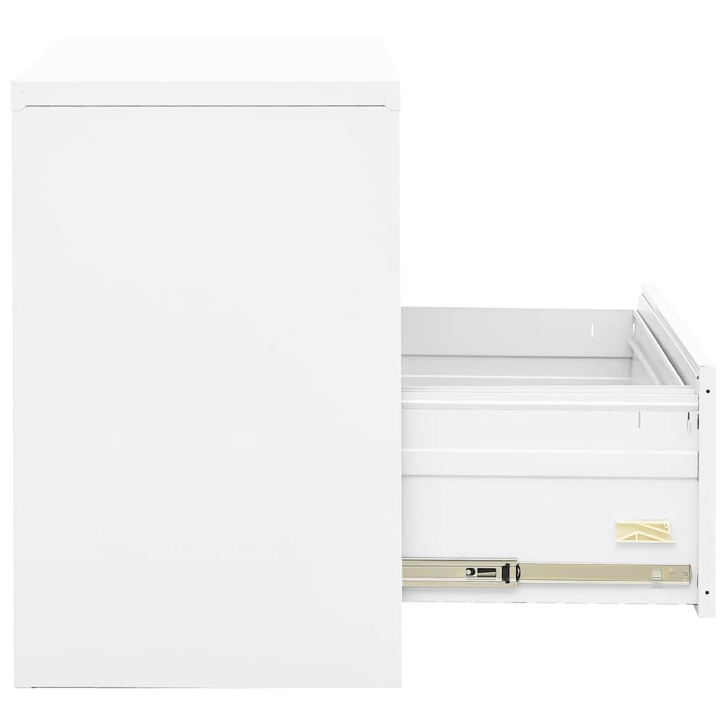 Classeur Blanc 90x46x72,5 cm Acier