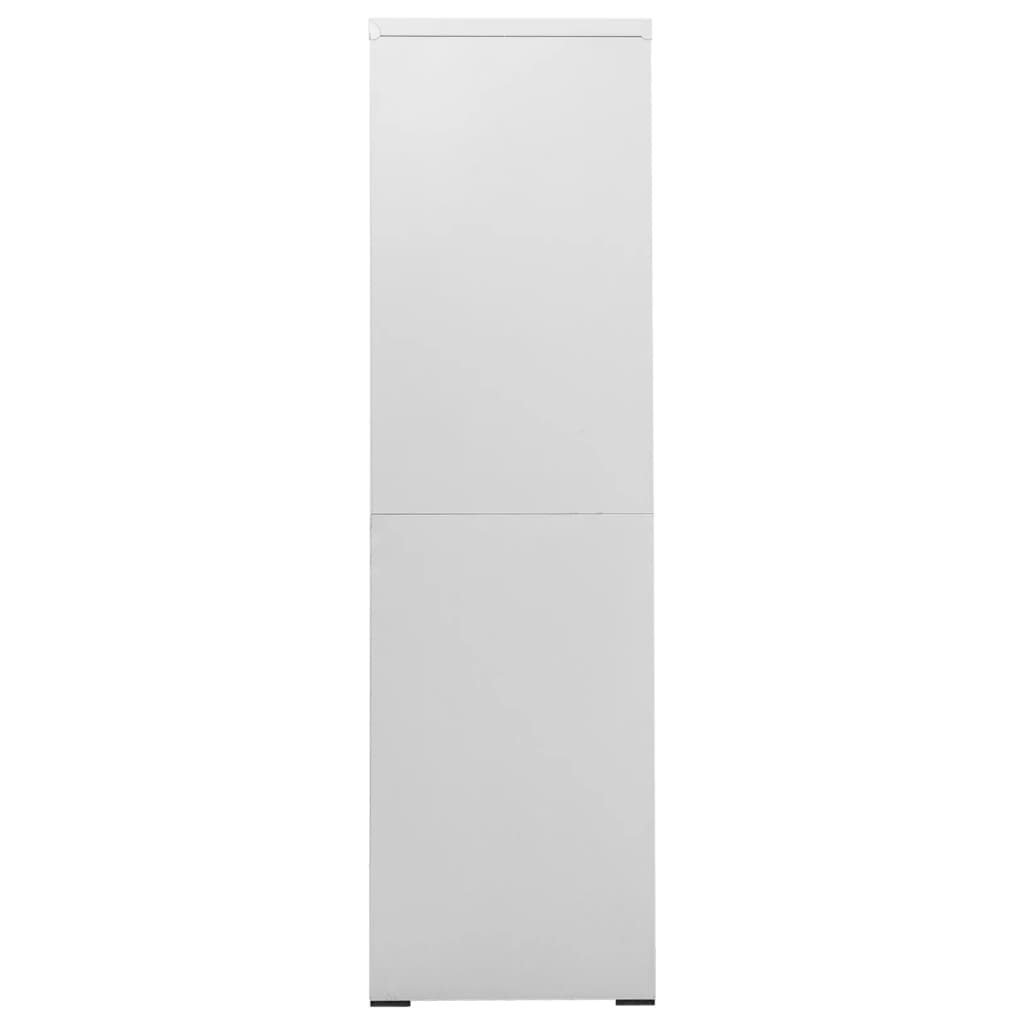 Classeur Gris clair 90x46x164 cm Acier - XIOS