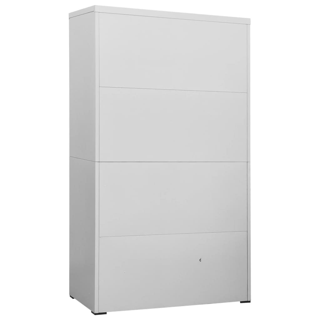 Classeur Gris clair 90x46x164 cm Acier - XIOS