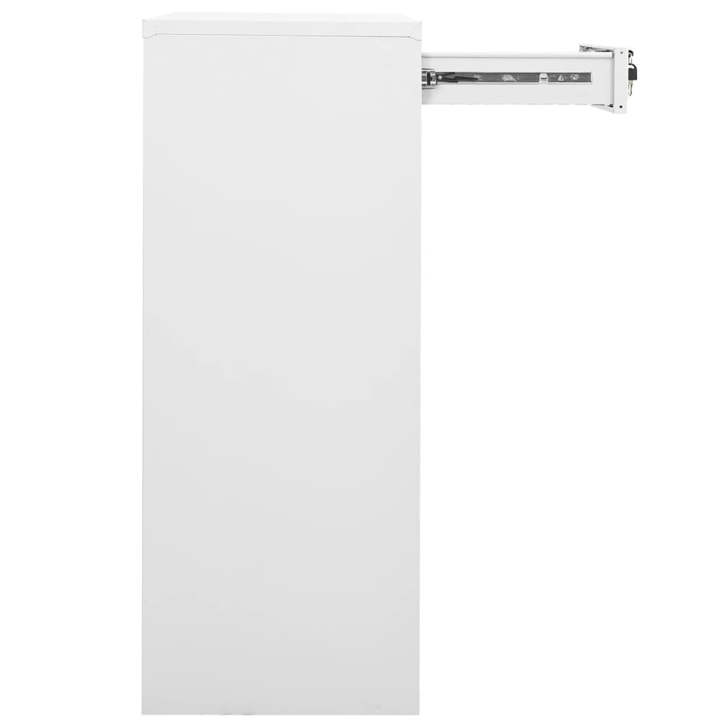 Armoire de bureau Blanc 90x40x102 cm Acier - XIOS