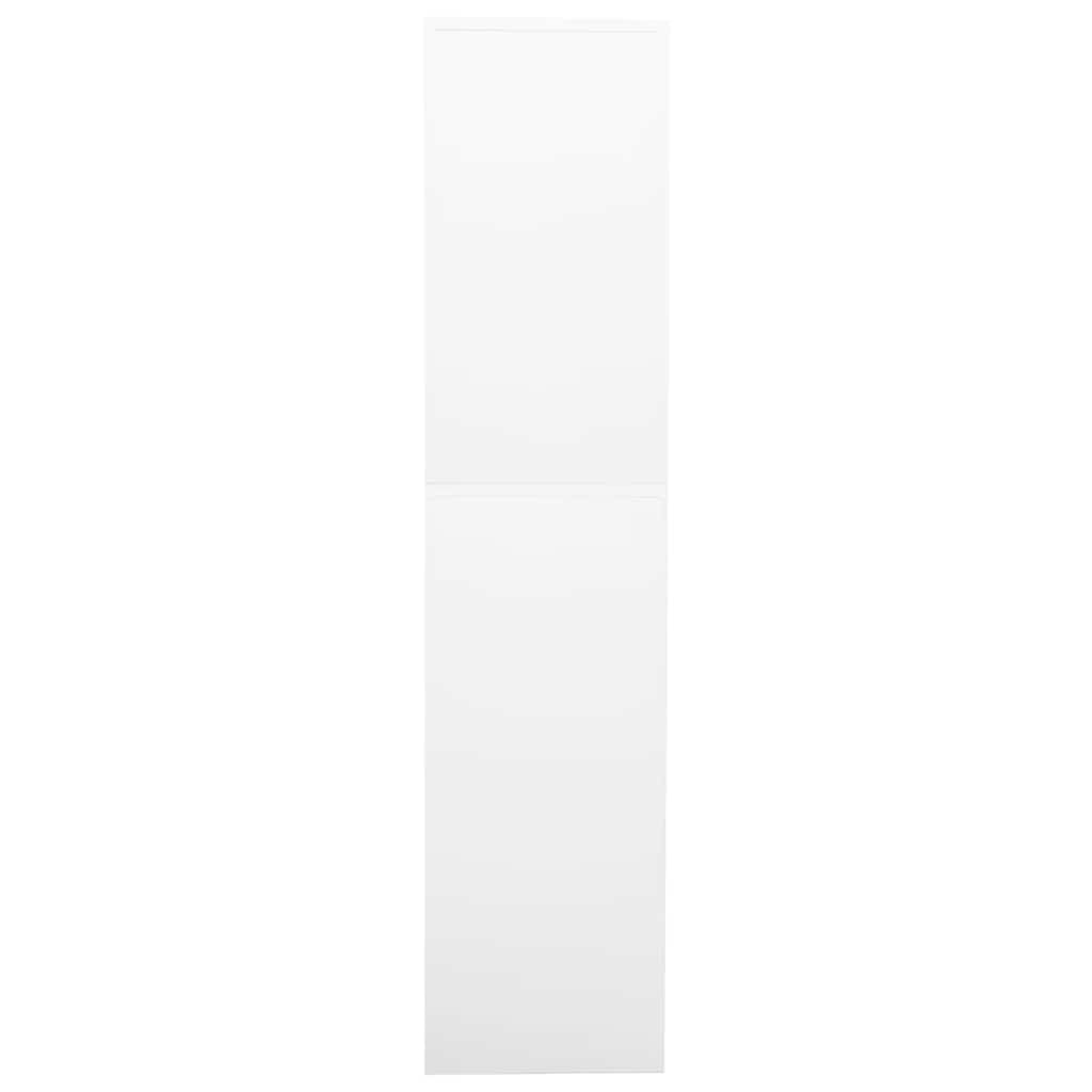 Armoire de bureau Blanc 90x40x180 cm Acier - XIOS