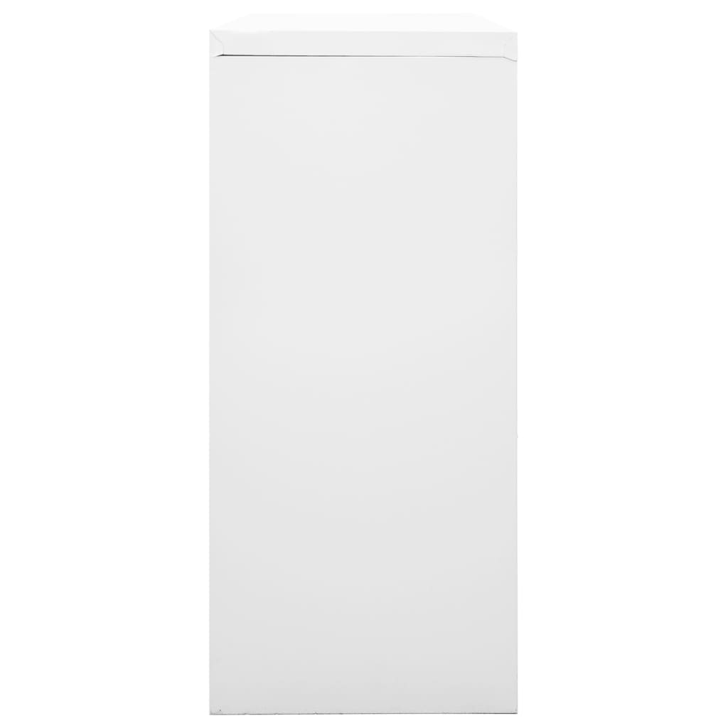 Armoire à portes coulissantes Gris 90x40x90 cm Acier
