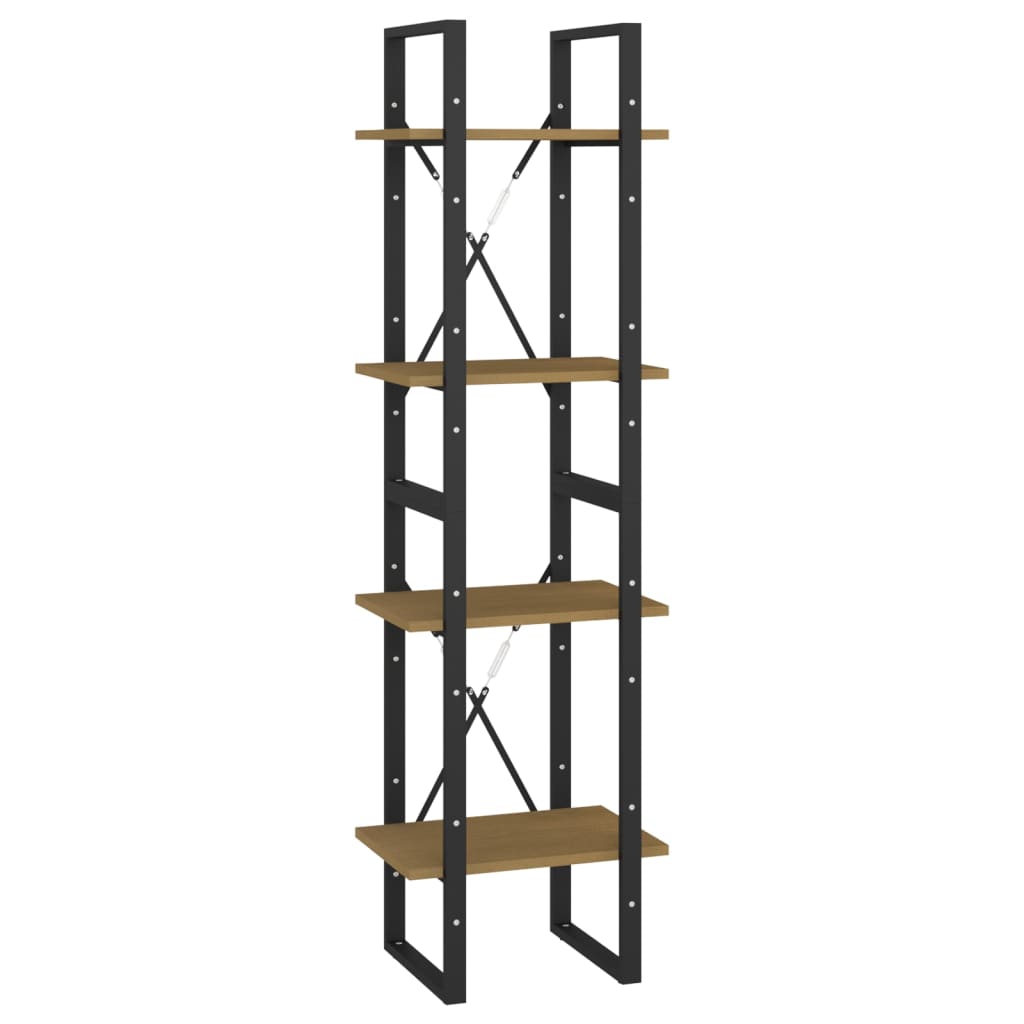 Bibliothèque à 4 niveaux 40x30x140 cm bois de pin massif Bibliothèques vidaXL