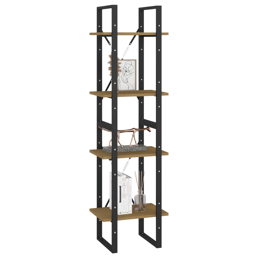 Bibliothèque à 4 niveaux 40x30x140 cm bois de pin massif Bibliothèques vidaXL