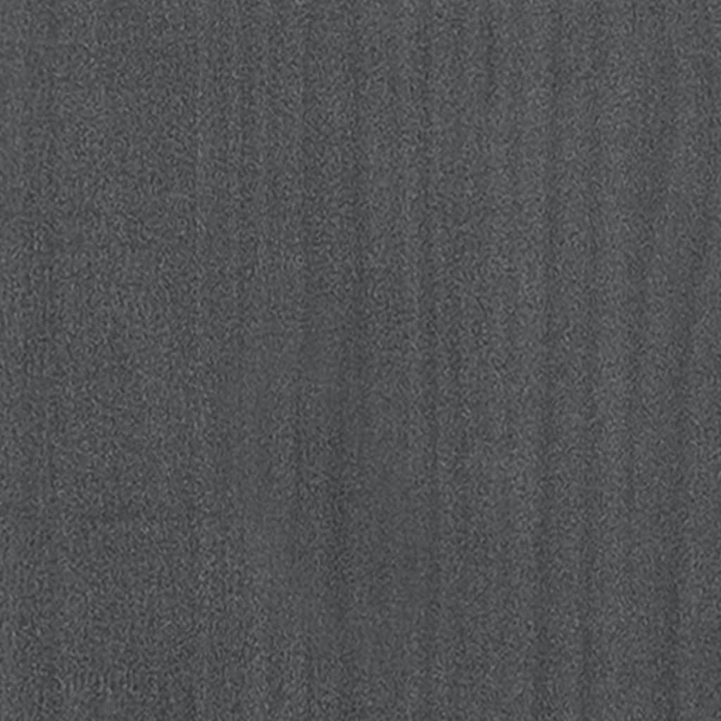 Bibliothèque à 2 niveaux Gris 60x30x70 cm Bois de pin massif - XIOS