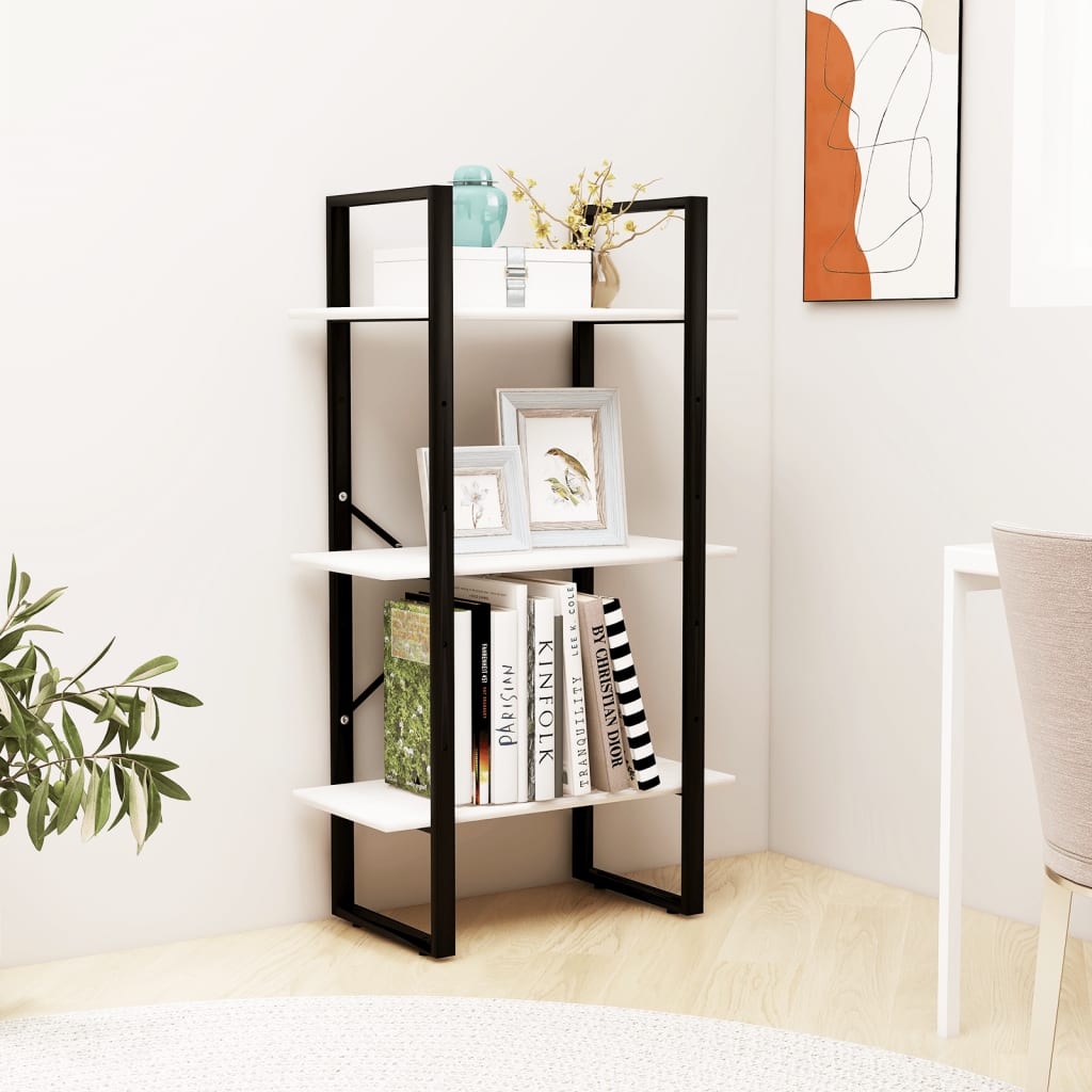 Étagère de rangement Blanc 60x30x105 cm Bois de pin massif - XIOS