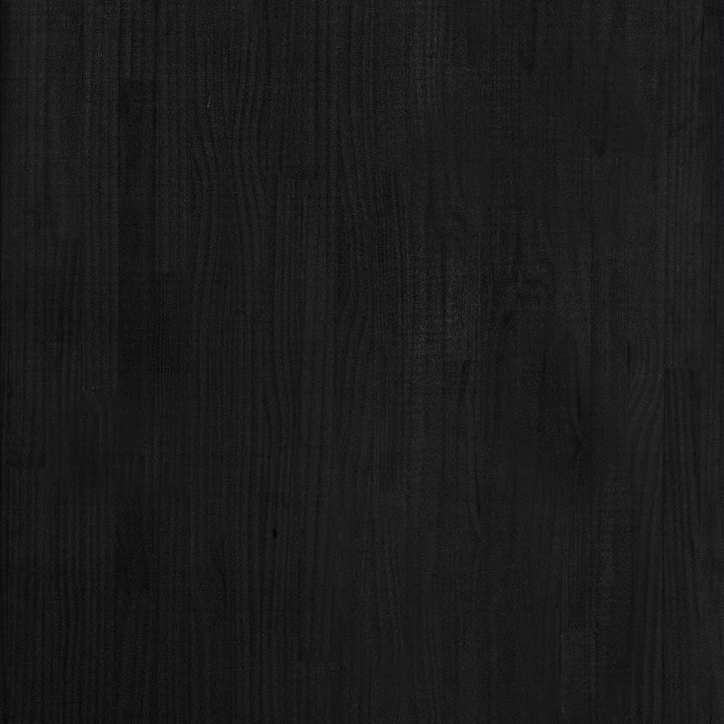 Étagère de rangement Noir 60x30x105 cm Bois de pin massif Bibliothèques vidaXL