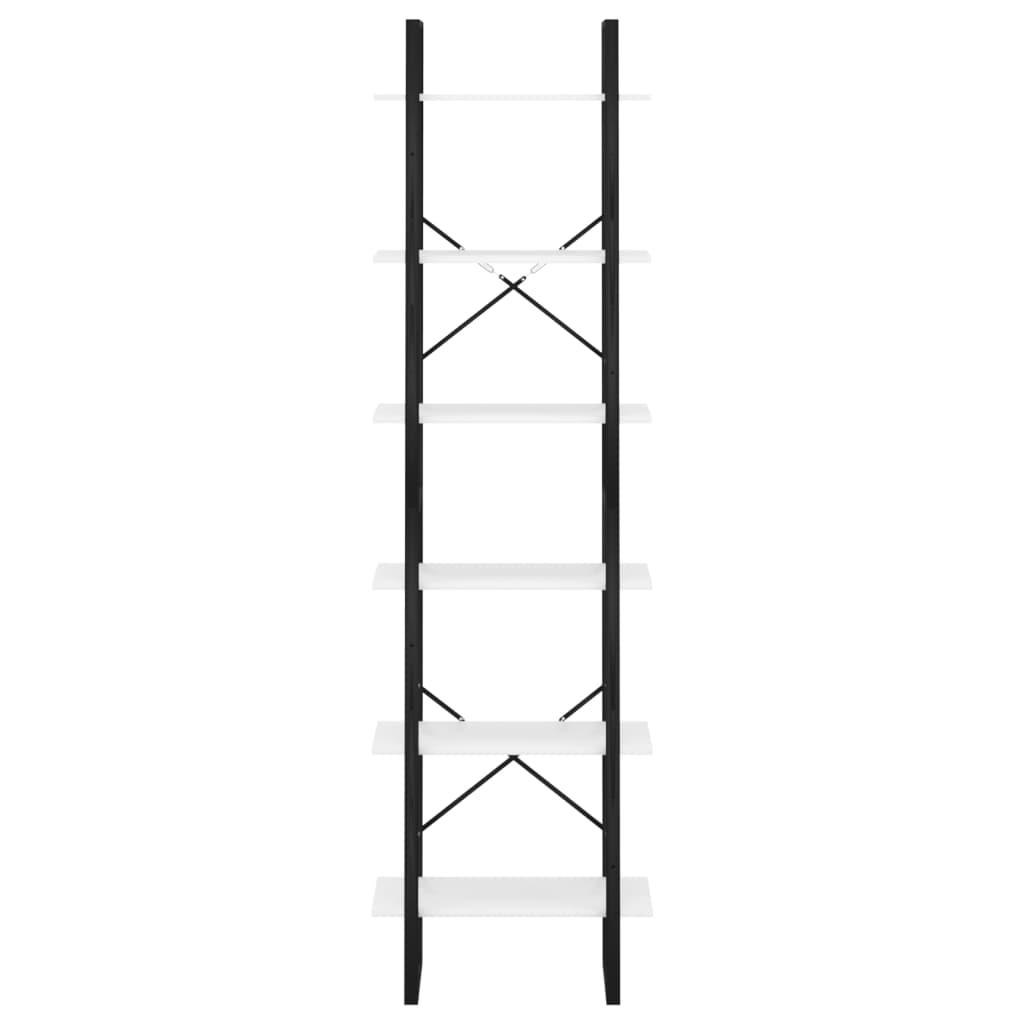 Étagère de rangement Blanc 60x30x210 cm Bois d'ingénierie Bibliothèques vidaXL