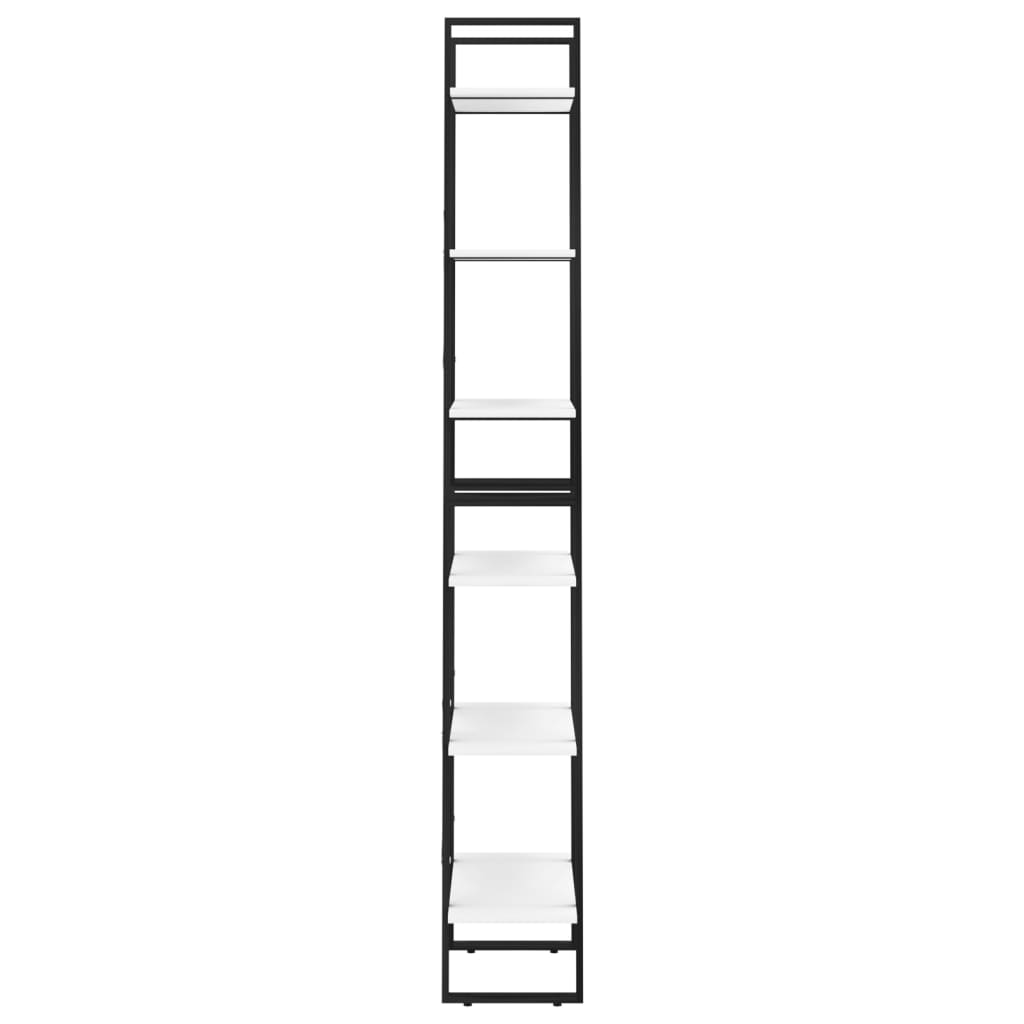 Étagère de rangement Blanc 60x30x210 cm Bois d'ingénierie Bibliothèques vidaXL