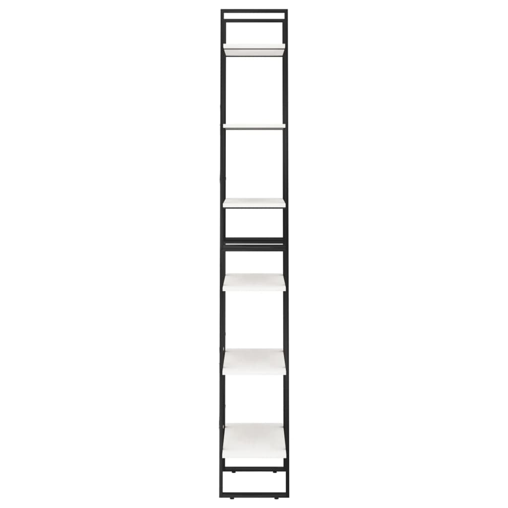 Étagère de rangement Blanc 60x30x210 cm Bois de pin massif - XIOS